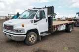 2006 GMC C5500 S/A Flatbed Truck, Duramax Diesel, Automatic, 16' Bed, Odometer Reads: 175,612