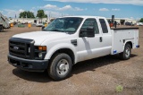 2008 FORD F250 XL Super Duty Super Cab Utility Truck, 5.4L, Automatic, 8' Utility Box, TOW AWAY -