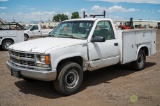 2000 CHEVROLET 2500 Utility Truck, 5.7L, Automatic, 8' Utility Box, TOW AWAY - Front End Issues,