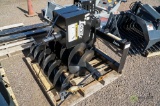 New Lowe 1650 Hydraulic Auger Attachment To Fit Skid Steer Loader w/ 12in & 18in Augers