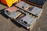 (4) New Brute Quick Attach Plates To Fit Skid Steer Loader