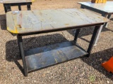 New Heavy Duty 30in x 57in Welding Shop Table w/ Shelf