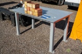New Steel Work Table, 38in x 58in, 5/8in Steel