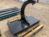 New Kit Single Beaver Claw Attachment To Fit Skid Steer Loader