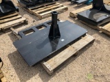 New 2in Receiver Hitch Trailer Mover To Fit Skid Steer Loader