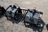 New Stout 74in Rock & Brush Grapple w/ 4in Spacing To Fit Skid Steer Loader