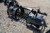 New Brute 78in Rock & Brush Grapple w/ 4in Tine Spacing To Fit Skid Steer Loader