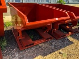 New Kit 1-Cubic Yard Trash Hopper, Self Dumping, 4000 LB Capacity