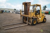 Caterpillar V150 Forklift, 15,000 LB Capacity, Perkins Diesel, 194in Lift Height, Side Shift, Solid