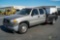 2002 GMC 3500 4X4 CREW CAB FLATBED TRUCK, 6.6L Diesel V8, Automatic, 8' Steel Bed, Dually, Odometer