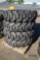 (4) New 14.00-24 Loader/Grader/Telehandler Tires, G2-16 Ply