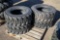 (4) New Loadmax 12-16.5 Skid Steer Tires, Model SKS332