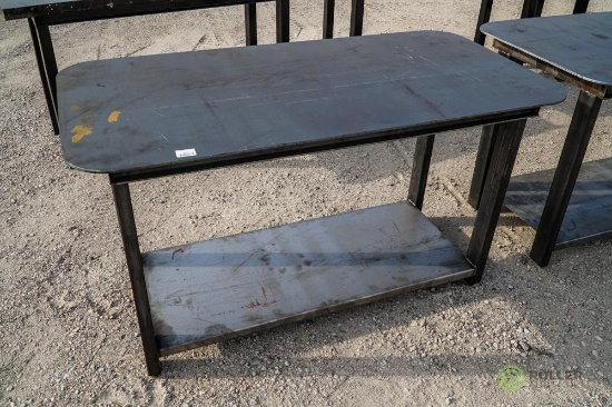 New Heavy Duty 30in x 57in Welding Shop Table w/ Shelf