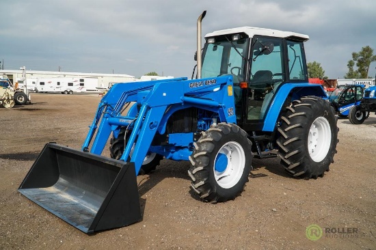 New Holland 7740 4WD Tractor/Loader, Enclosed Cab with Heat and A/C, PTO, 3-Pt. Rear Auxiliary