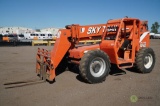 Skytrak 8042 Telescopic Forklift, 4x4, 8,000 Lb. Capacity, 42' Reach, 3-Stage Boom, Cummins Diesel,