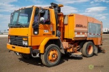 1995 ELGIN EAGLE Street Sweeper, Series F, Mounted on Ford CF7000 Chassis, Cummins 5.9L Front Diesel