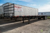 1985 UTILITY T/A Flatbed Trailer, 45' x 96in, Air Ride Suspension, 285/75R24.5 Tires