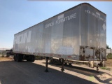 1979 FRUEHAUF T/A Van Trailer, 45' x 96in , Spring Suspension, 68,000 LB GVWR, Rollup Back Door