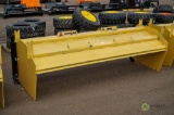 New 8' Snow Pusher Attachment To Fit Skid Steer Loader