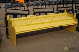 New 8' Snow Pusher Attachment To Fit Skid Steer Loader