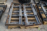 (4) New KT Skid Steer Frame Attachments