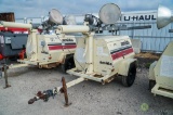 Amida AL4000 Towable Light Tower, Perkins 3-Cylinder Diesel, Ball Hitch, S/N: 990959671, Not a