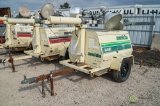 Amida AL4000 Towable Light Tower, Kubota Diesel, Ball Hitch, S/N: 980246573, Not a Titled Unit