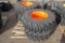 (4) New Turbo 12-16.5 Skid Steer Tires w/ Wheels