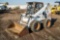 Bobcat 873 Skid Steer Loader, Auxiliary Hydraulics, 66in Bucket, 12-16.5 Tires, Hour Meter Reads: