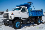 1996 GMC TOP KICK S/A Dump Truck, Caterpillar 3116 Diesel, 6-Speed Transmission, Spring Suspension,