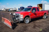 2008 FORD F350 XL Super Duty 4x4 Super Cab Pickup, Powerstroke V8 Turbo Diesel, Automatic, Boss 7'