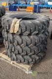 (4) New 13.00-24 Loader/Grader/Telehandler Tires, G2-16Ply