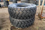 (2) 20.5-R25 Wheel Loader Tires