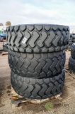 (3) 20.5-R25 Wheel Loader Tires