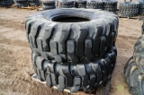 (2) 20.5-25 Wheel Loader Tires