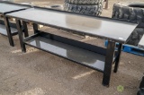 New Kit 29.5in x 90in Heavy Duty Work Bench w/ Shelf