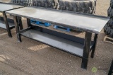 New Kit 29.5in x 90in Heavy Duty Work Bench w/ Shelf