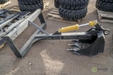 New Wildcat Backhoe Attachment To Fit Skid Steer Loader