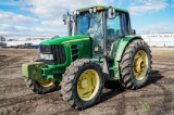 2007 John Deere 6430 Premium 4WD Agricultural Tractor, Enclosed Cab w/ Heat & A/C, PTO, 3-Pt, Rear