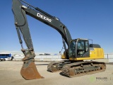 2015 John Deere 300GLC Hydraulic Excavator, A/C, Heat, 32in TBG, 24in & 40in Buckets, 36in