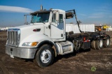 2007 PETERBILT 340 T/A Rolloff Truck, Cummins Diesel, 10-Speed Transmission, Hendrickson Spring