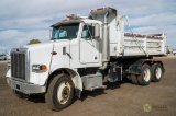 2003 PETERBILT 357 T/A Dump Truck, Caterpillar C-12 Diesel, Automatic Transmission, 4-Bag Air Ride