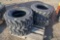 (4) New Turbo 12-16.5 Skid Steer Tires