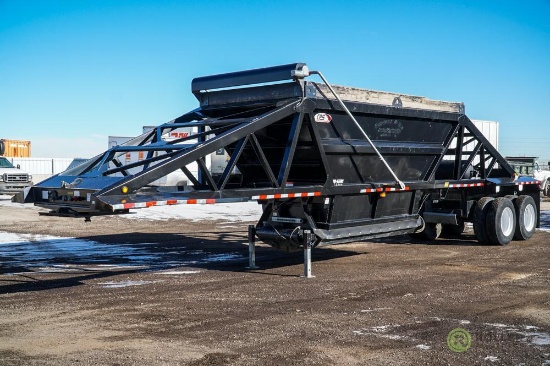 2017 CPS 4B240A200 T/A Belly Dump Trailer, Single Gate, Air Ride Suspension, Electric Tarp, 82,000