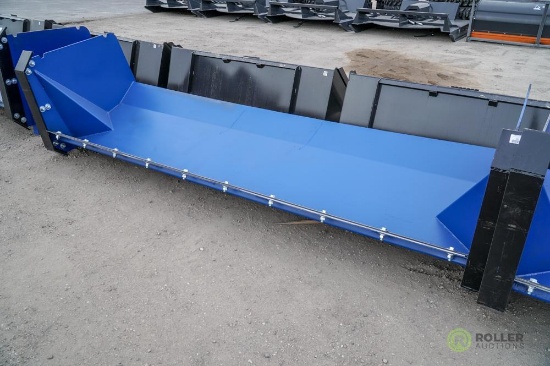 New 10' Snow Pusher Attachment To Fit Skid Steer Loader