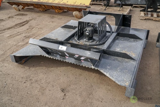 New 72in Heavy Duty Brush Mower Attachment To Fit Skid Steer Loader