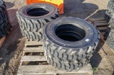 (4) New Turbo 10-16.5 Skid Steer Tires