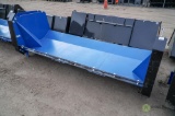New 8' Snow Pusher Attachment To Fit Skid Steer Loader