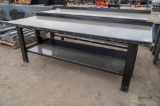 New Kit 29.5in x 90in Heavy Duty Work Bench w/ Shelf