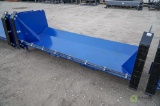 New 8' Snow Pusher Attachment To Fit Skid Steer Loader